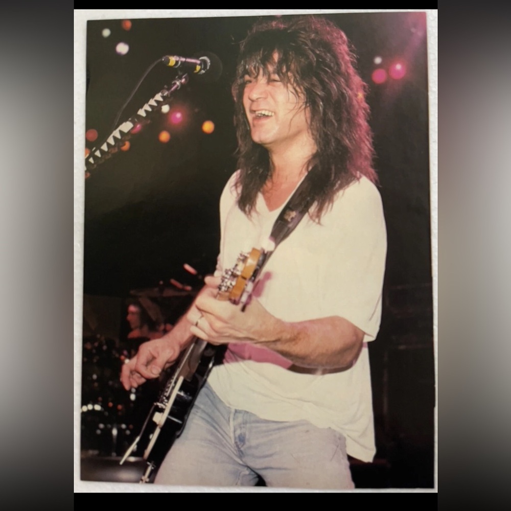 Vintage Van Halen Eddie Van Halen Pinup